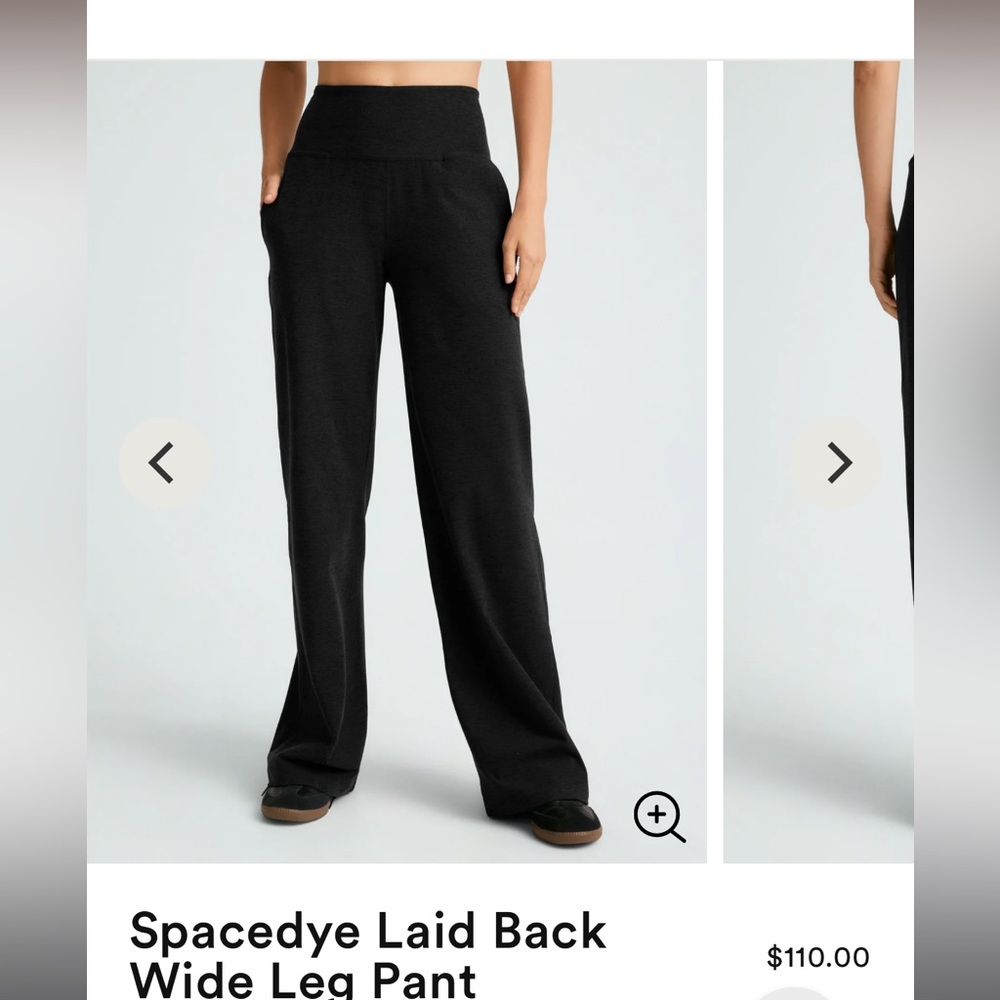 NWOT Beyond Yoga Spacedyed Wide Leg Pants (XS)